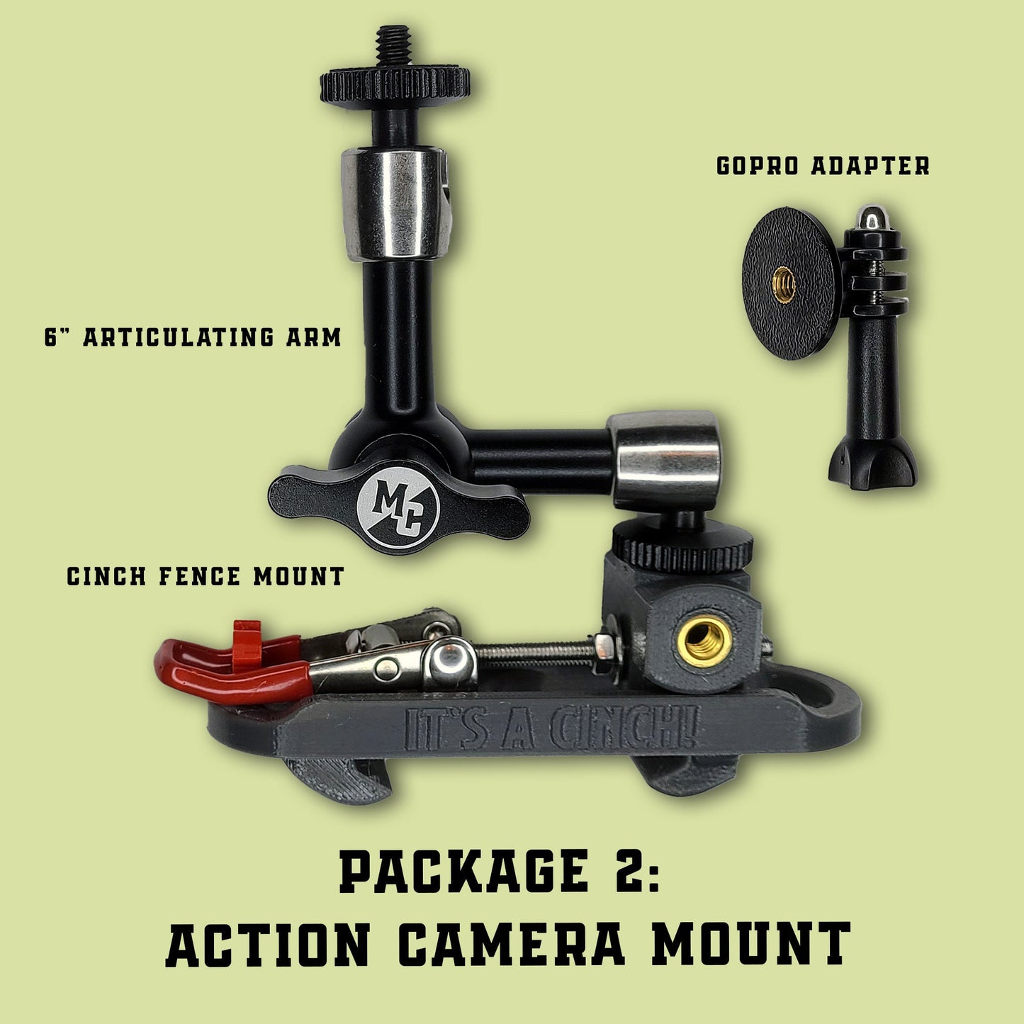 IT'S A CINCH Fence Camera Mount