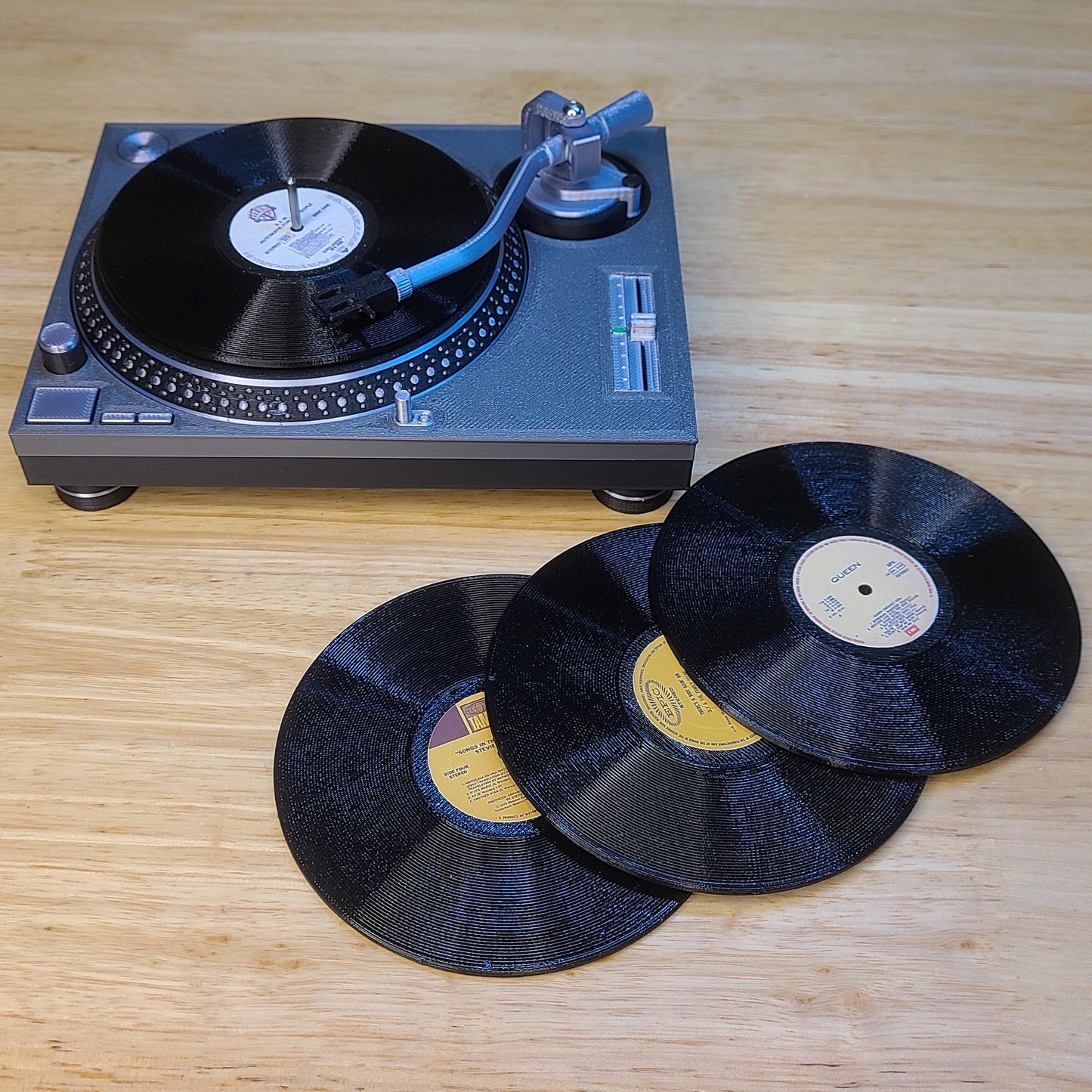 DJ Turntable Coaster Set