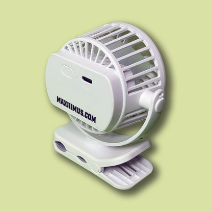USB Rechargeable Clip-On Fan