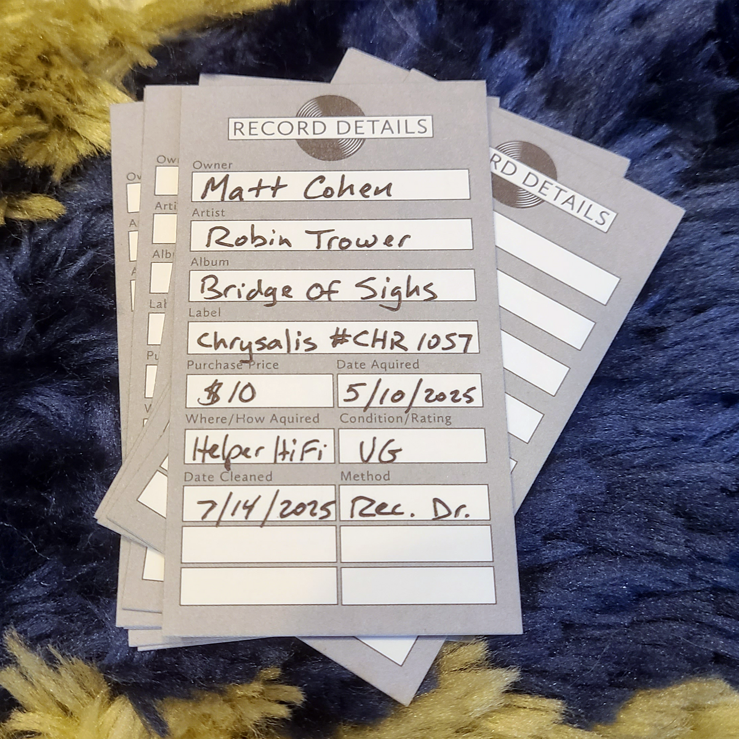 Record Detail Cards