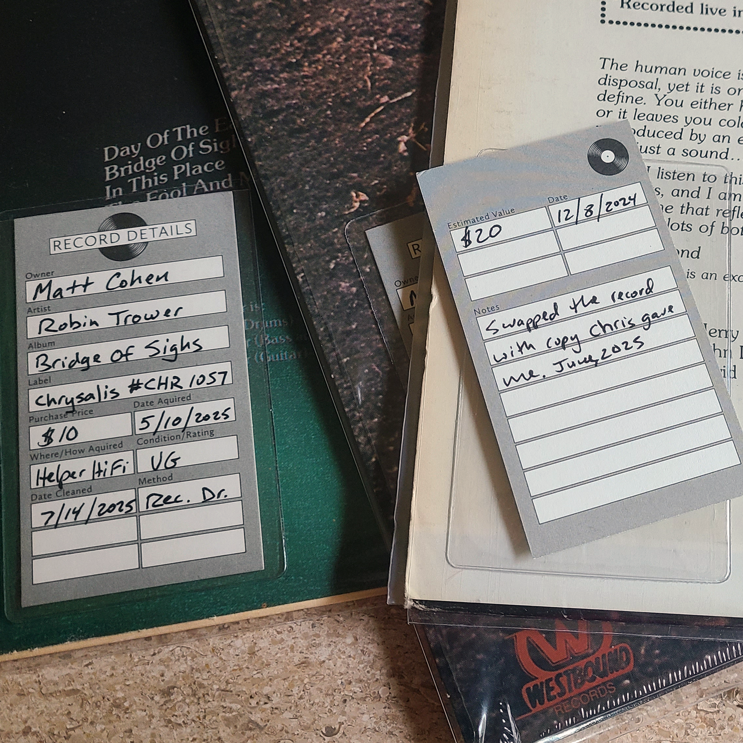Record Detail Cards