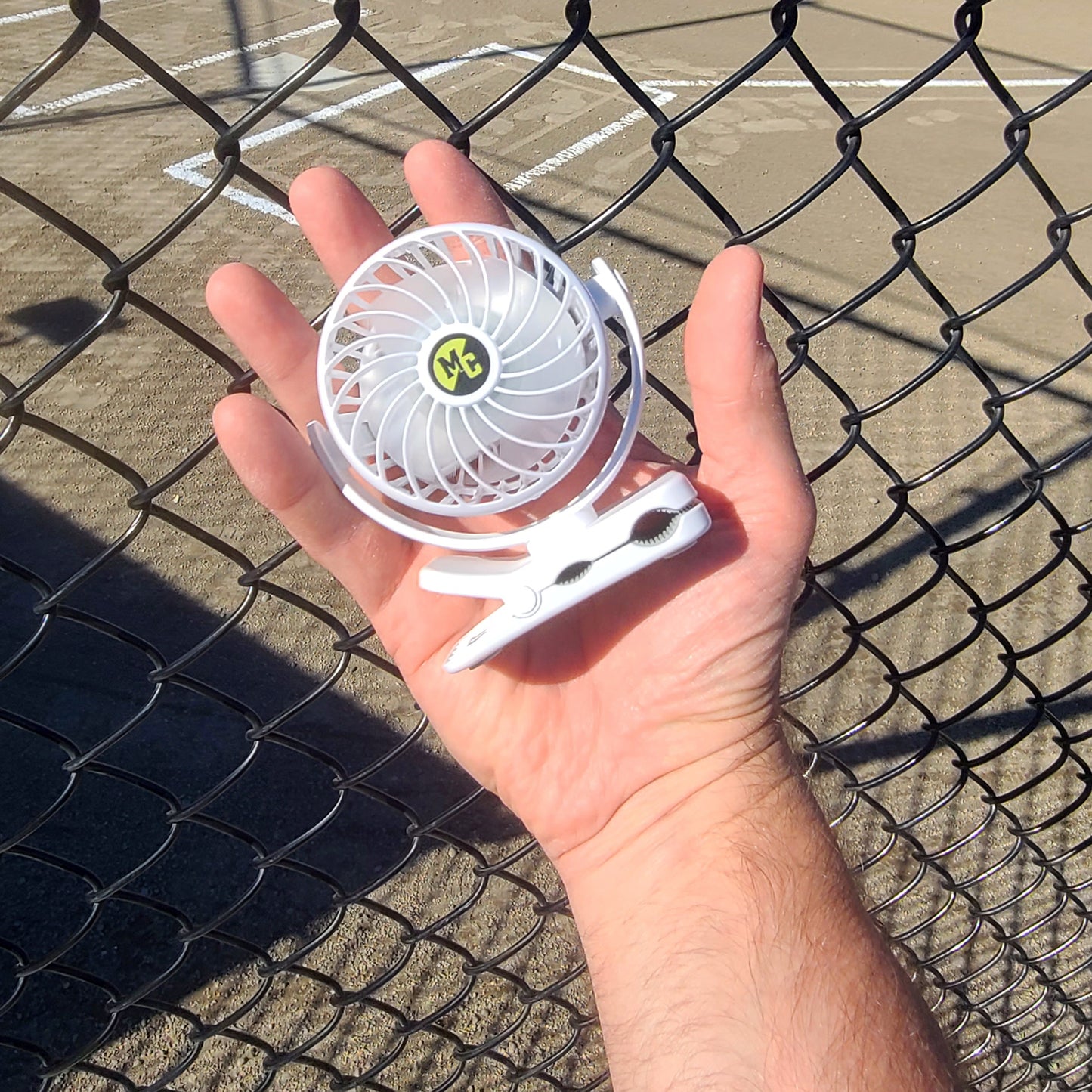 USB Rechargeable Clip-On Fan