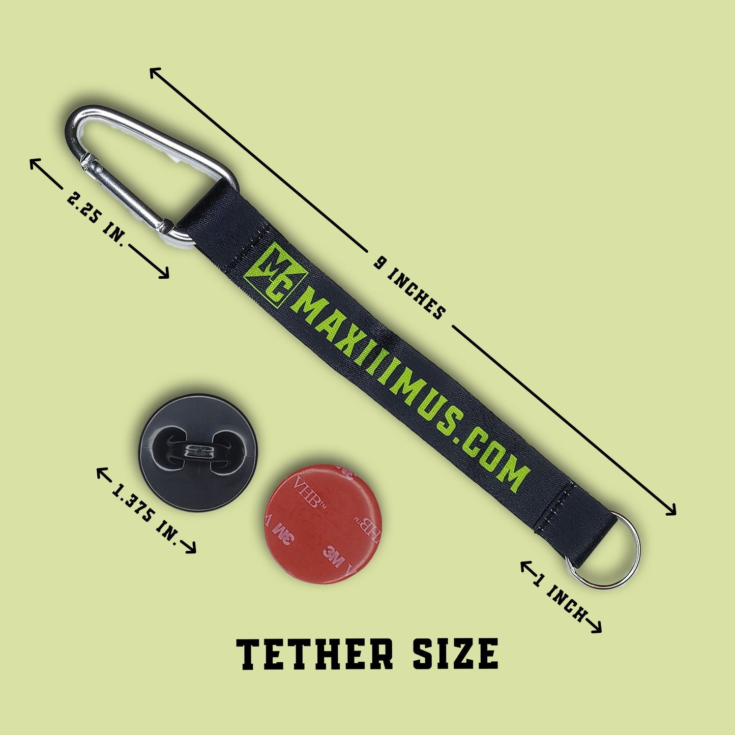 Camera Safety Tether With 3M Mount