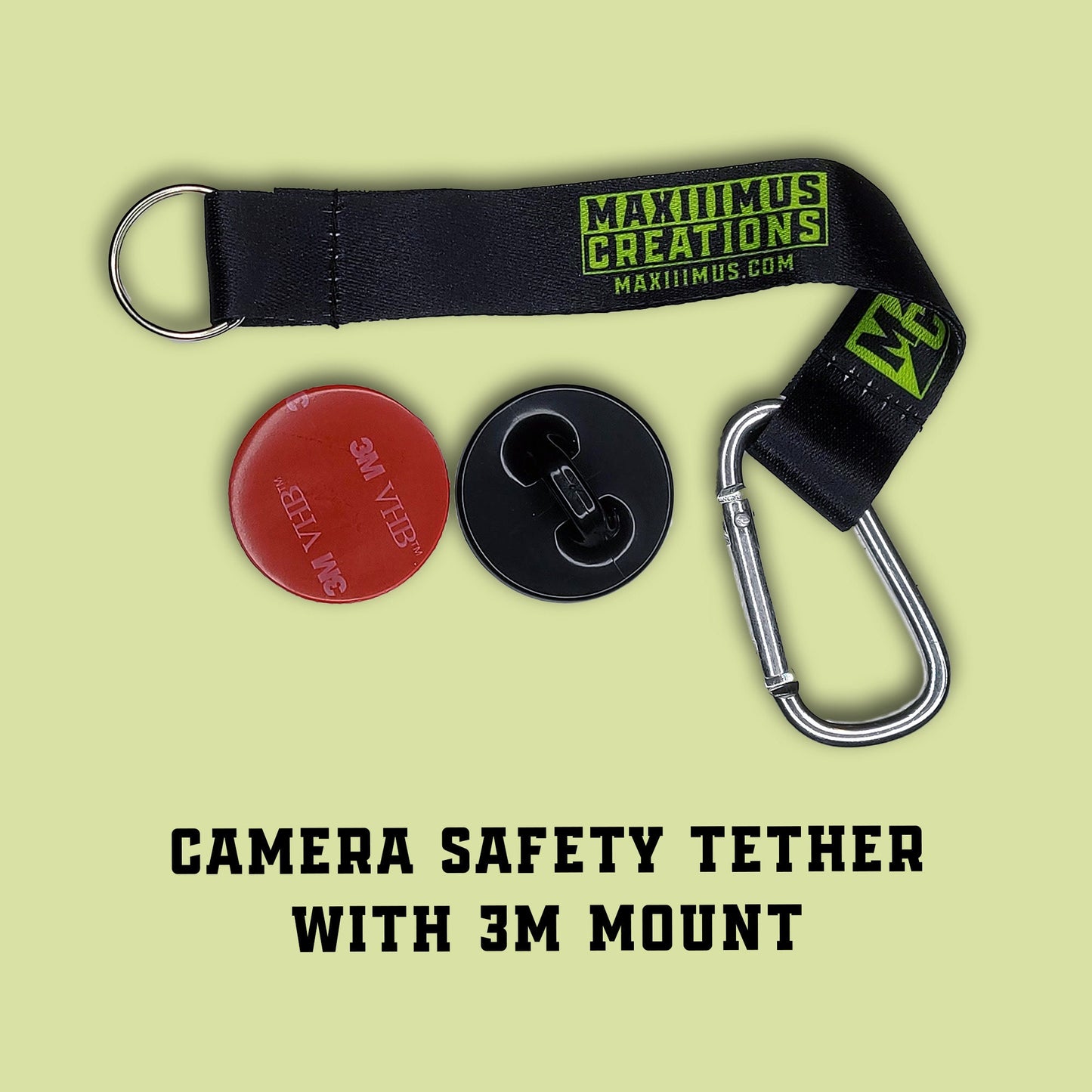 Camera Safety Tether With 3M Mount
