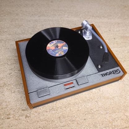 Vintage Turntable Coaster Set